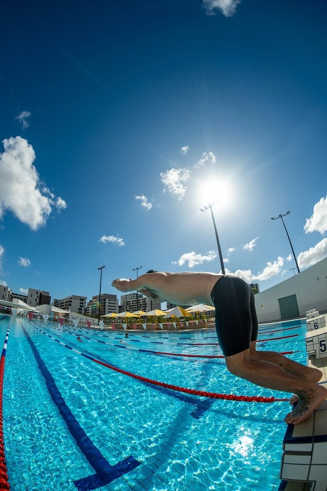 50m lap swimming pool at Gunyama Park Aquatic and Recreation Centre