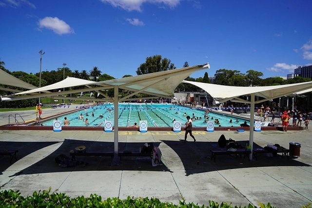 50m pool at Victoria Park Pool