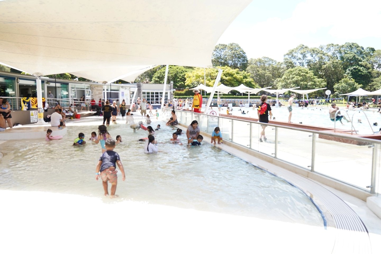 Toddler splash pool at Victoria Park Pool